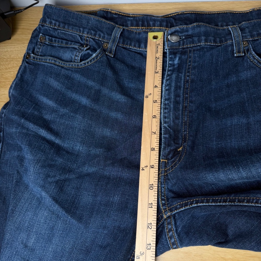 Levi's 541 Athletic Taper Comfy Jeans Mens 40x30 Dark Wash Denim Timeless - Picture 4 of 12